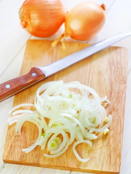 Gehackte Zwiebeln — Stockfoto