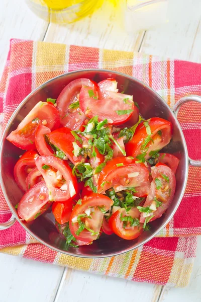 Salad from tomato — Stock Photo, Image