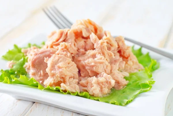 Düşük ton balığı salatası — Stok fotoğraf