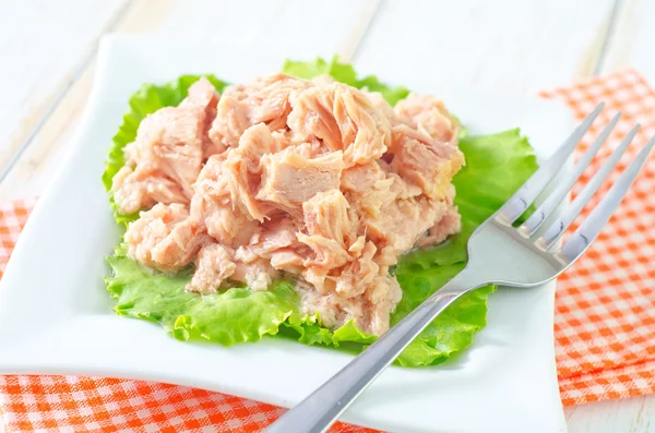 Düşük ton balığı salatası — Stok fotoğraf