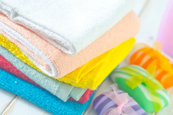 Color towels — Stock Photo, Image