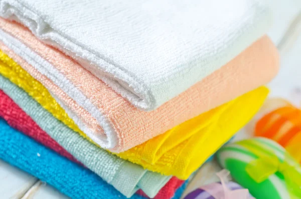 Color towels — Stock Photo, Image