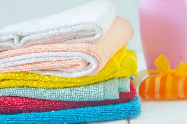 Color towels — Stock Photo, Image