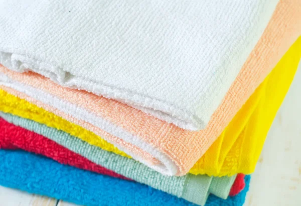 Asciugamani di colore — Foto Stock