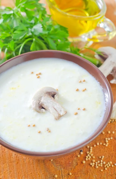 Pilzsuppe — Stockfoto