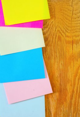 renkli levhalar için Not