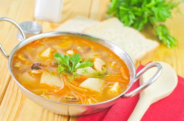 Fresh soup — Stock Photo, Image