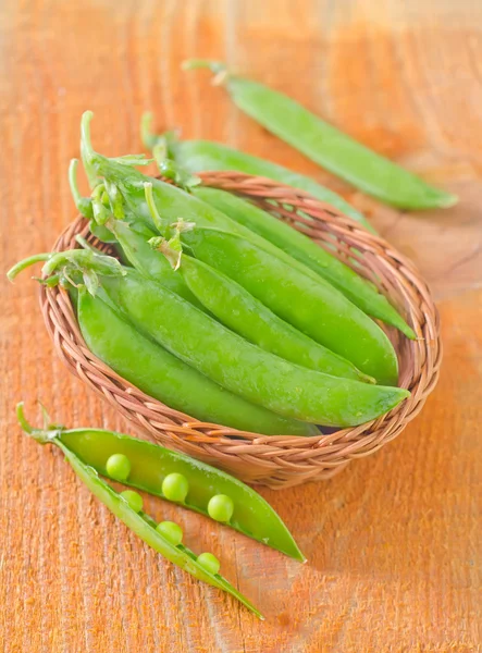 Groene erwten — Stockfoto