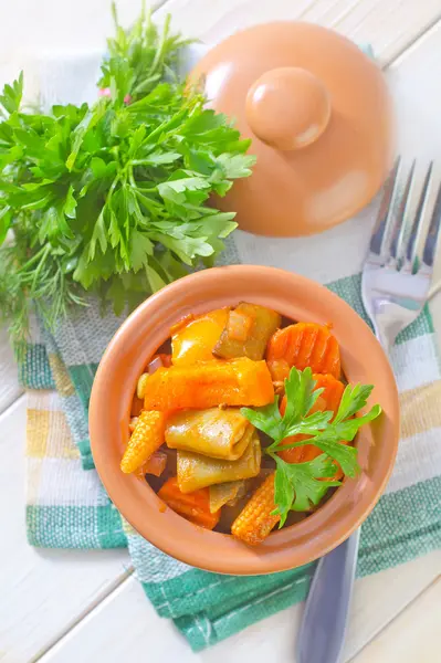 Baked vegetables — Stock Photo, Image
