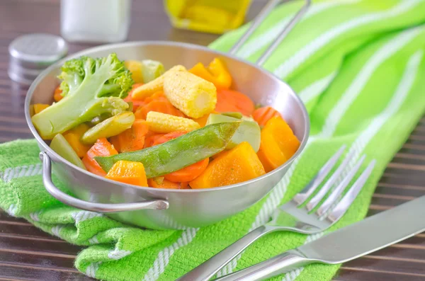 Smażone warzywa — Zdjęcie stockowe