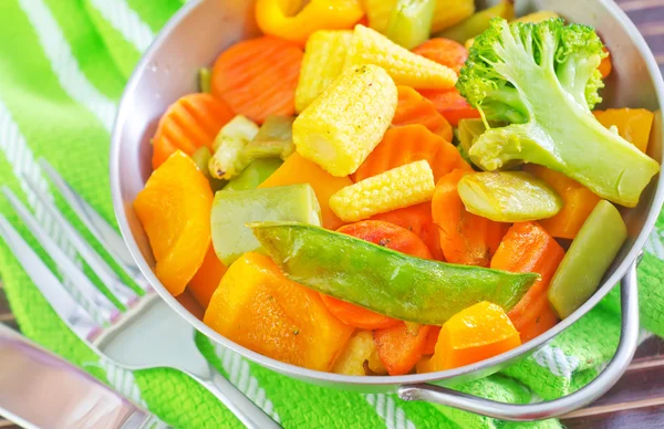 Fried vegetables — Stock Photo, Image