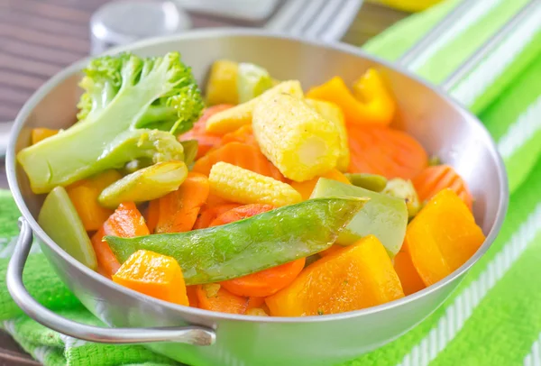 Fried vegetables — Stock Photo, Image