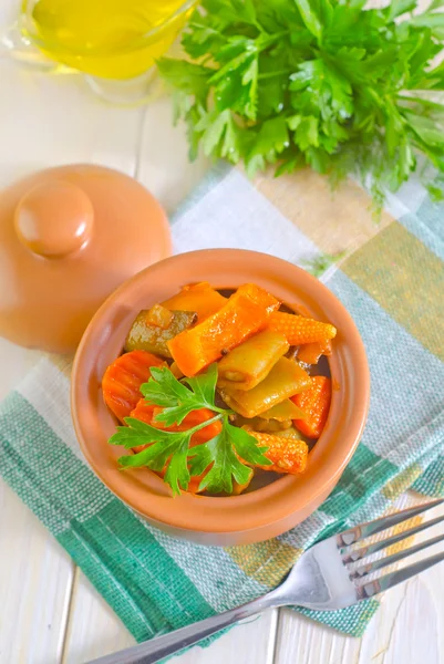 Baked vegetables — Stock Photo, Image