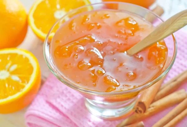 Orange jam — Stock Photo, Image