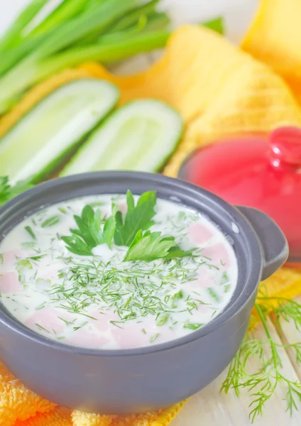 Cold soup — Stock Photo, Image