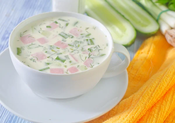 Холодный суп — стоковое фото