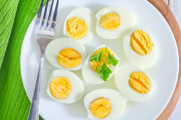 Boiled eggs — Stock Photo, Image