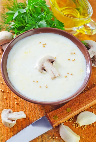 Soup from mushroom — Stock Photo, Image