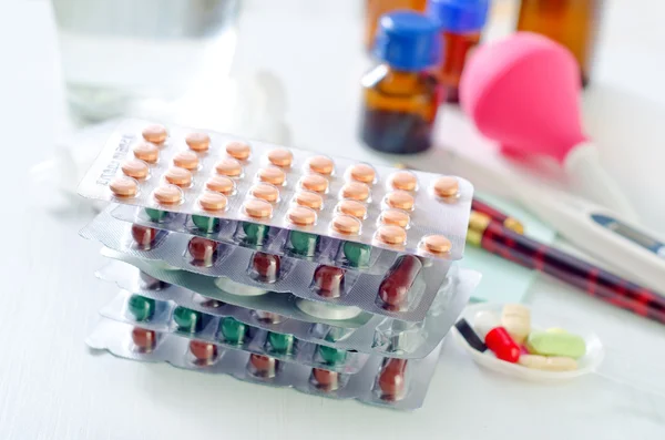 Tabletten en capsules — Stockfoto