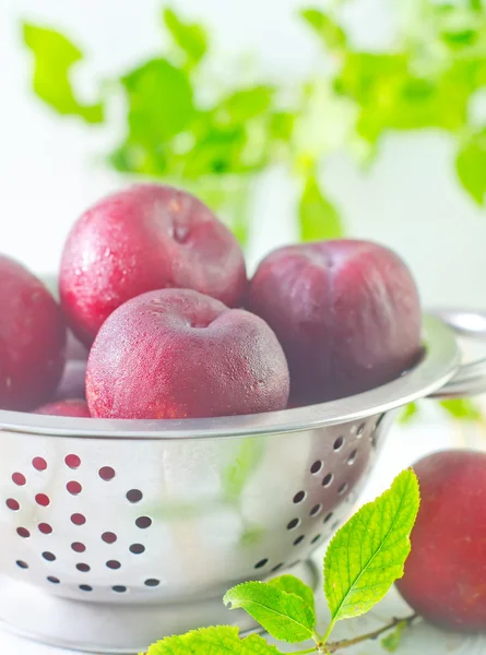 Fresh plums — Stock Photo, Image