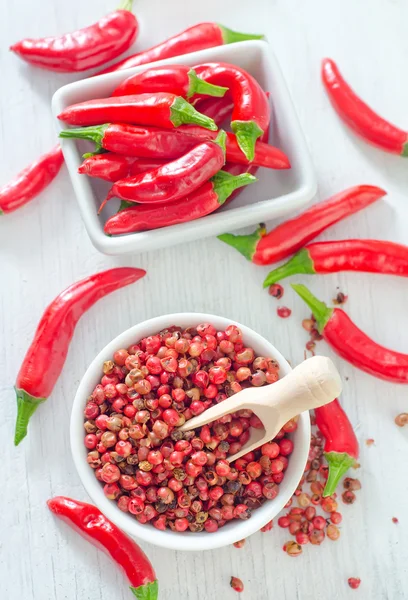 Chilli papriček — Stock fotografie