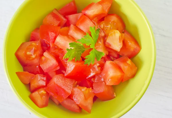 Salad from tomato — Stock Photo, Image