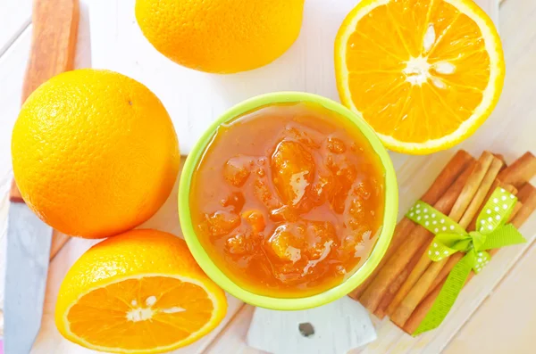 Confiture et oranges — Photo