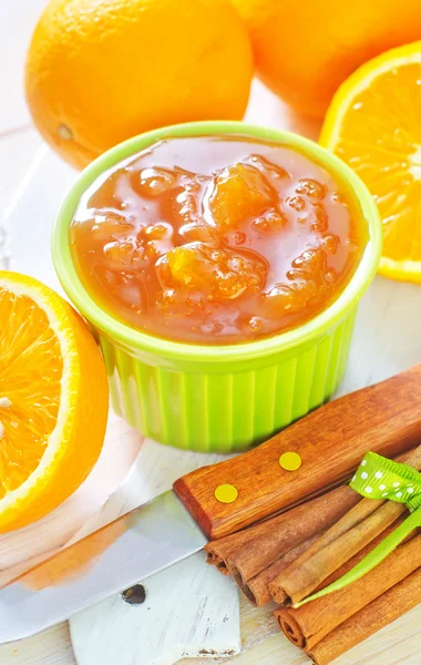 Mermelada y naranjas — Foto de Stock