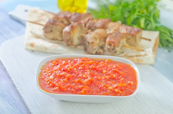 Salsa para kebab — Foto de Stock