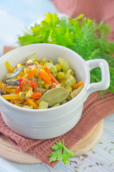 Baked vegetables — Stock Photo, Image