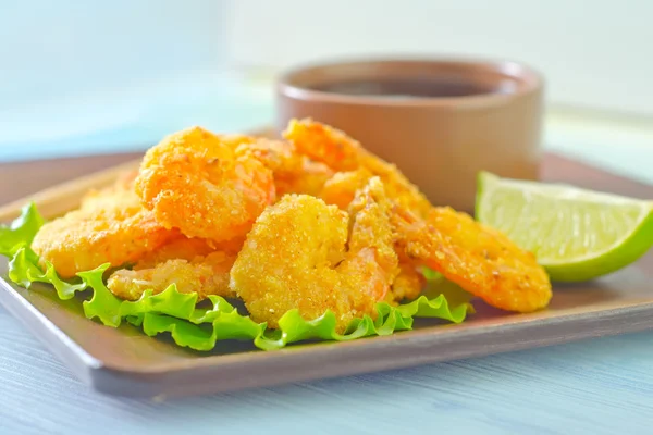 Camarones fritos — Foto de Stock