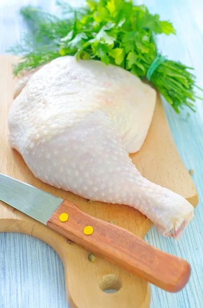 Gamba di pollo — Foto Stock