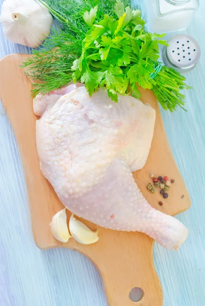 Gamba di pollo — Foto Stock