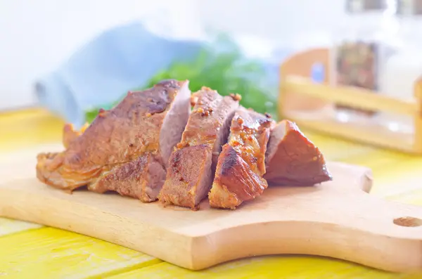 Baked meat — Stock Photo, Image