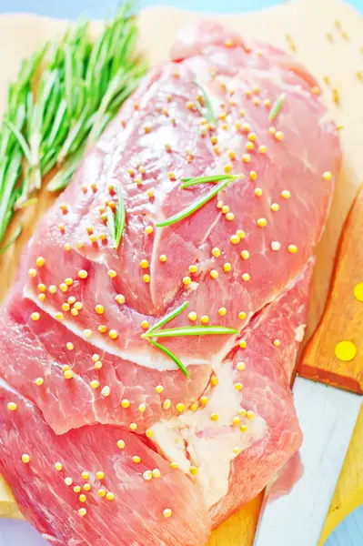 Rohes Fleisch — Stockfoto