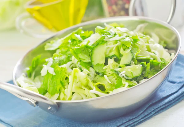 Salad from cabbage — Stock Photo, Image