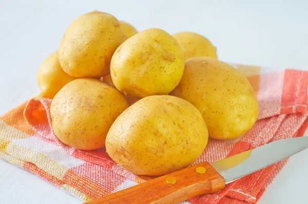 Rå potatis — Stockfoto