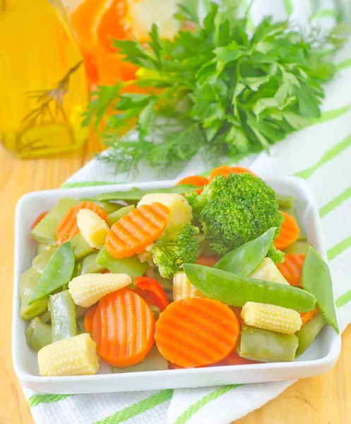 Rohes Gemüse, Gemüse mischen — Stockfoto