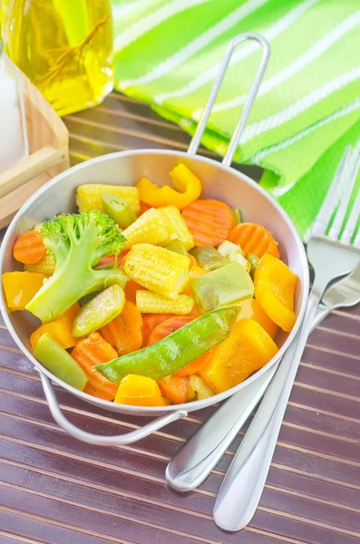 Fried vegetables — Stock Photo, Image