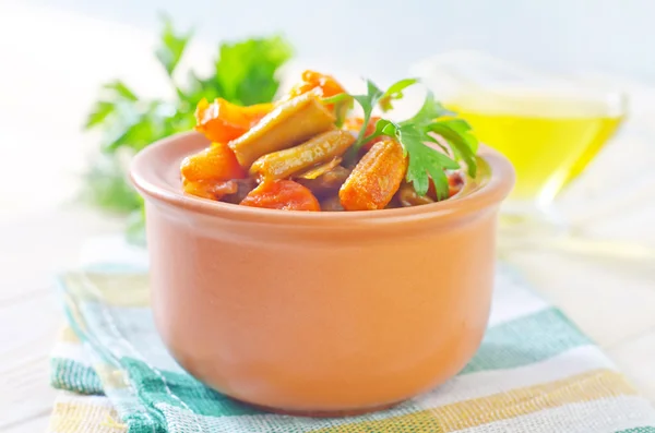 Baked vegetables — Stock Photo, Image