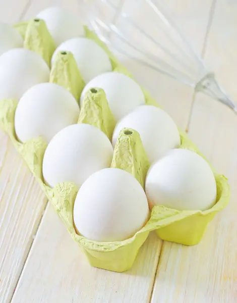 Ovos crus — Fotografia de Stock