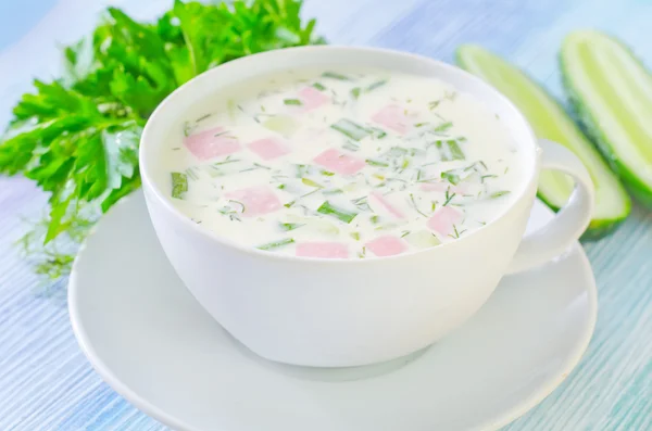 Холодний суп — стокове фото