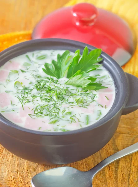 Cold soup — Stock Photo, Image