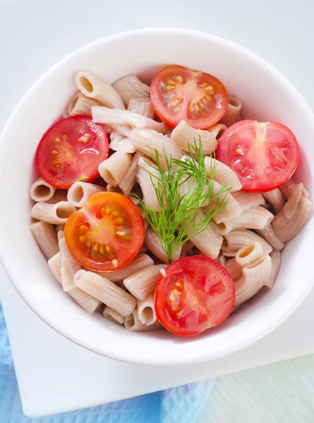 Pasta and tomato — Stock Photo, Image