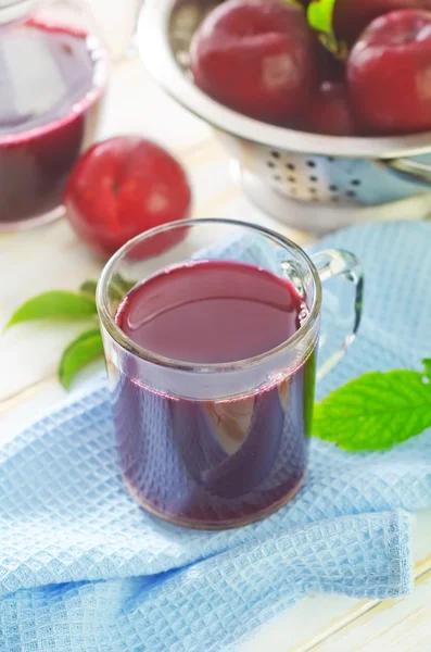 Plommon juice — Stockfoto