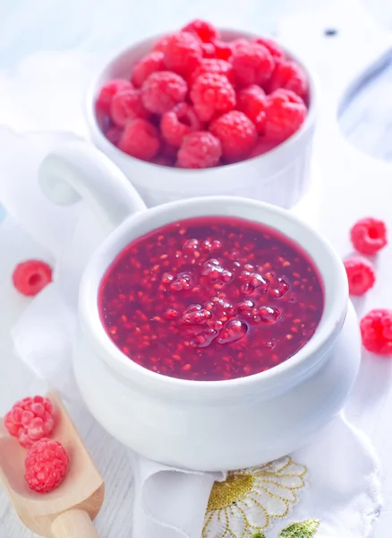 Raspberry jam — Stock Photo, Image