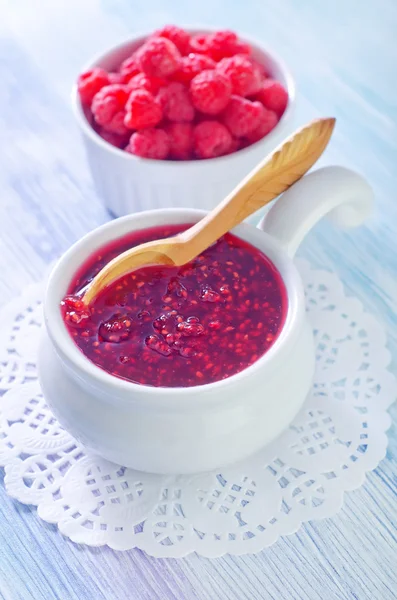 Raspberry jam — Stock Photo, Image