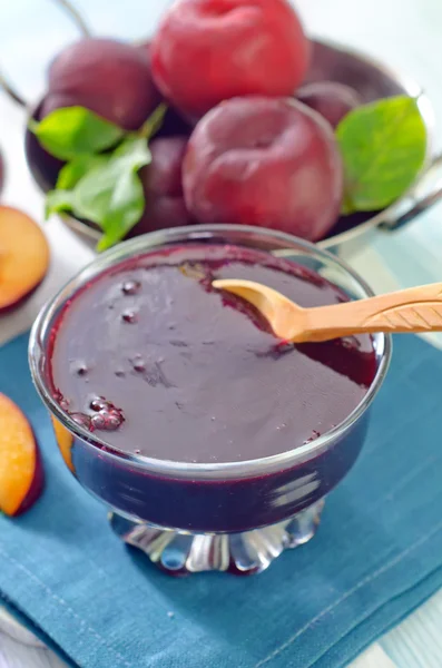 Plum jam — Stock Photo, Image