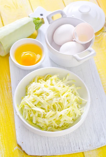 Grated marrow — Stock Photo, Image