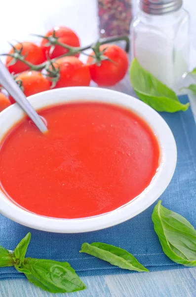 Sopa de tomate —  Fotos de Stock